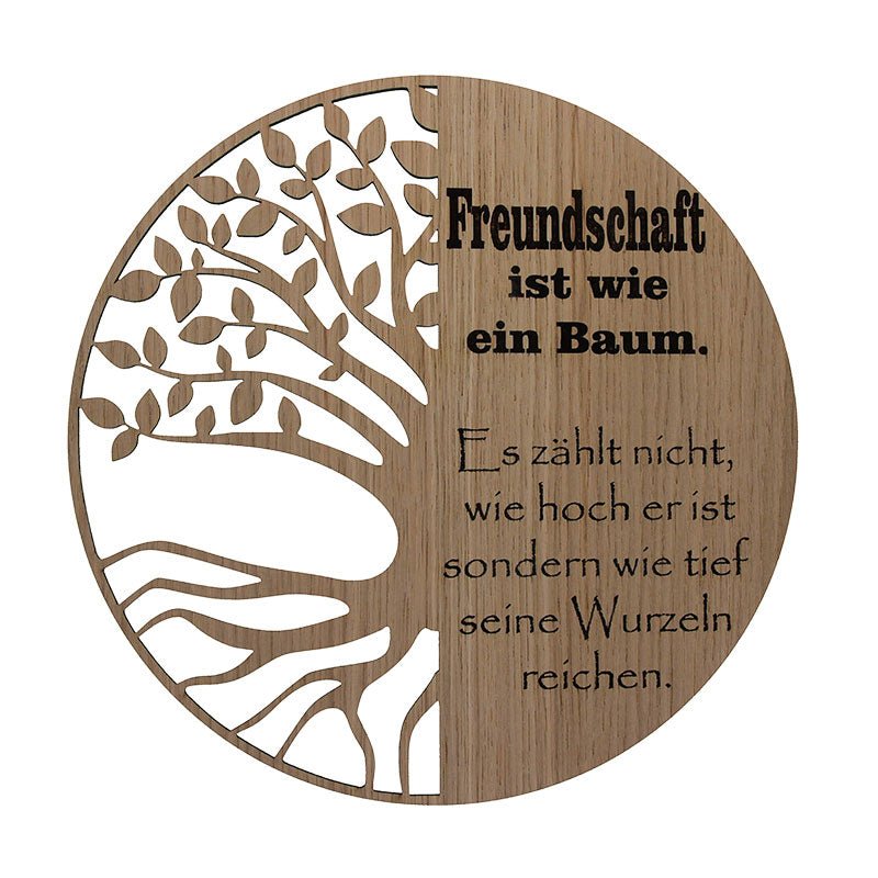 Baum des Lebens - Freunde - Wurmis-Holzdeko