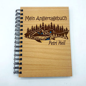 Fangbuch Angler Abenteuer - Wurmis-Holzdeko