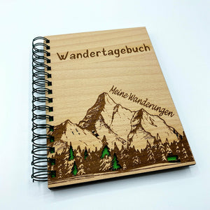 Wandertagebuch Meine Wanderungen - Wurmis-Holzdeko
