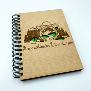 Wandertagebuch Schönsten Wanderungen - Wurmis-Holzdeko